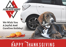 Happy Thanksgiving - Los Altos Auto Repair